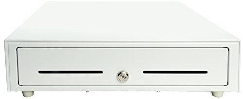 Star Micronics CD3-1616 5 Bill / 8 Coin Value Series Cash Drawer with 2 Media Slots and Included Cable (16" x 16") - White