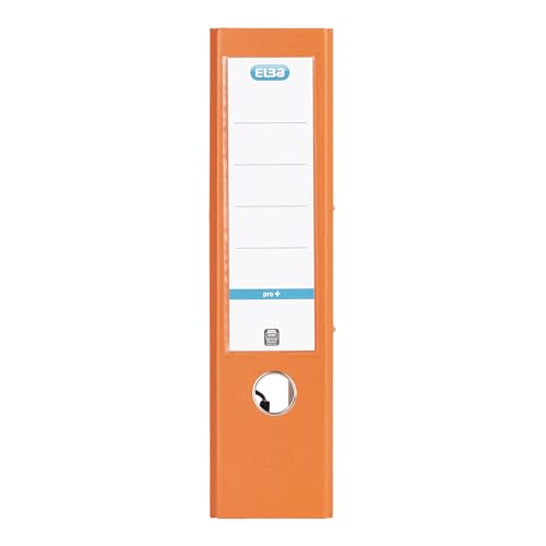 Elba A4 70 mm Plastic Lever Arch File - Orange