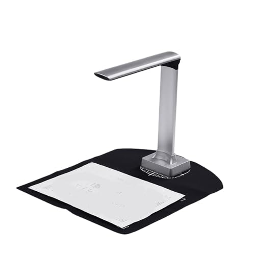 Document Camera, Book Scanner Equipped with 5MP Document Camera, Captures A4 BK31 for Recognition, Improves Efficiency for Live Demo, Distance