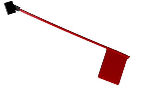 Do Not Disturb Plastic Red Desk Flag 11in. Up Down Flip Function Help Stop Alert Status Away Signal Closed On a Call Cubicle Computer Station DIY (20)