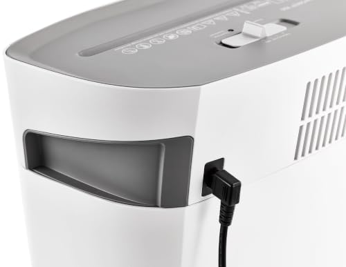 Dahle PaperSAFE PS 140 Paper Shredder, Oil Free, Jam Protection, Security Level P-4, 10 Sheet Max, Shreds Staples, Paper Clips & Credit Cards