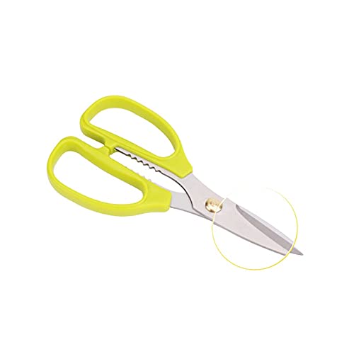 Craft Scissors Sturdy Sharp Scissors, for Office Home Household Sewing Fabric School Supplies,Size: 175 * 88mm (Color : Orange) (Yellow)