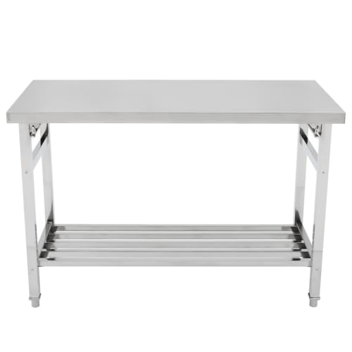 48x24 Stainless Steel Folding Commercial Prep Table
