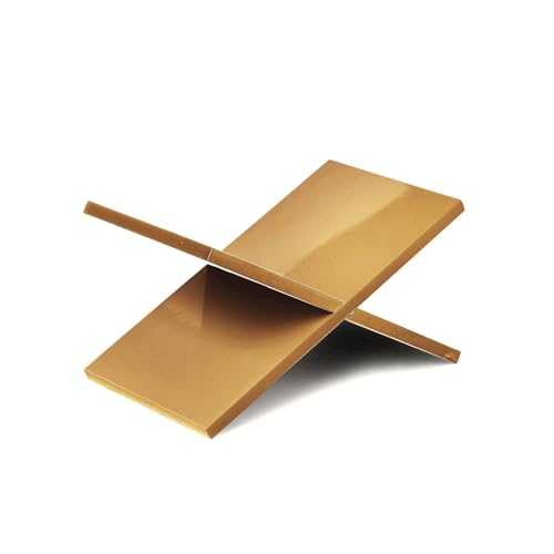 Two's Company Libreria Gold Leaf Book Stand, 11.25-Inch, Wood