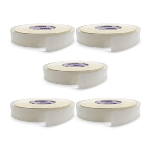 ChromaLabel 1 Inch Clear Perforated Wafer Seals, 1000/Roll, Case of 5
