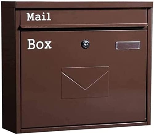 REMYS Suggestion Box Collection Box Ballot Box Wall Mounted Mailbox High Security Steel Locking Office Drop Box Comment Box