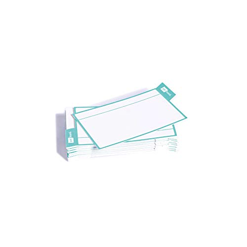 PATboard Scrum Board and Kanban Board - 16 Task Cards Medium - with nanocups® for Glass - Mint Green