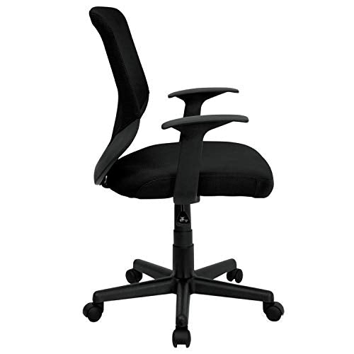 Flash Furniture Mid-Back Mesh Office Chair, Black
