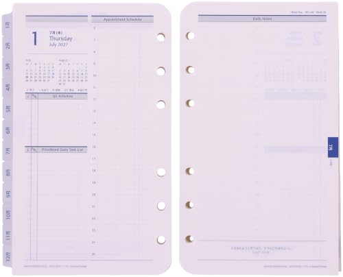 Franklin Planner Universal Daily Refill, 12 Month Edition, Starts January 2027, Pocket 86932