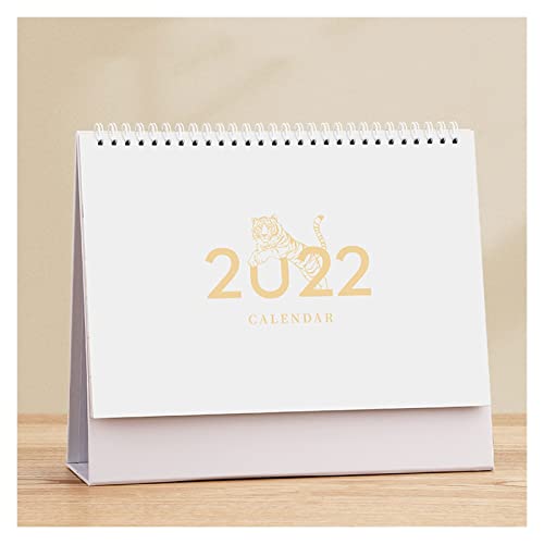 2022 Calendar Desk Calendar 2022 Calendar Office Desk Decoration Creative Tiger Year Big Grid Monthly Calendar Simple Calendar Desk Calendar (Color : 3) (4)