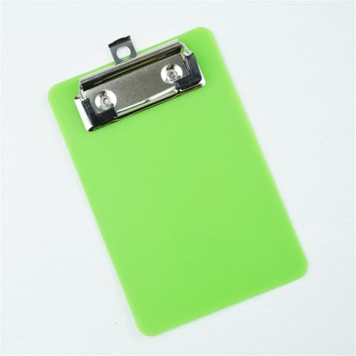 Clipboards Bulk 10Pcs Portable Multi-Function Clipboard Organizer Hangable Mini Plastic Note Holder for Home Office School for Professionals(Green)
