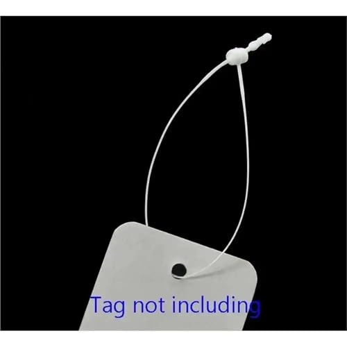 Tag Gun Fasteners 5000PCS Plastic Security Pin Garment Clothes Price Label Tag Holder Loop Lock Snap Fastener Rope Buckles(Gray)
