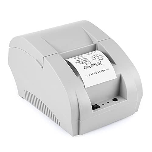 BGVGFBNJ 58mm Thermal Receipt Printer POS Printer Ticker Check for Restaurant and Supermarket Support Cash Drawer(5890K Black)