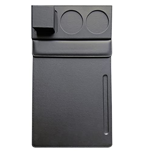 Clipboard with Candy Box Business Office Leather Writing Pad Mat Large Meeting Mat Office Business School Supplies