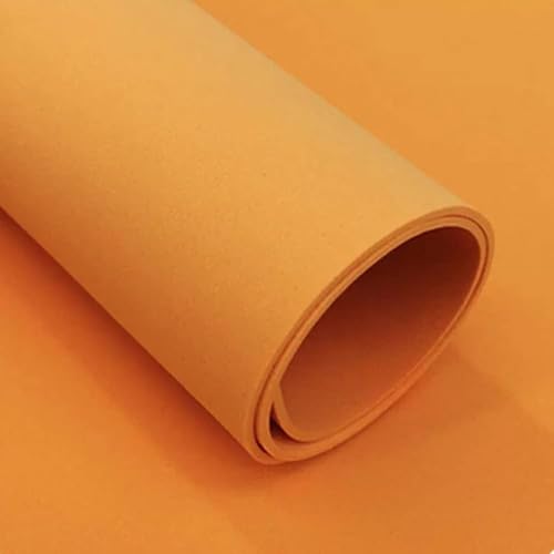 EVA Foam Sheets Crafts, EVA Foam Board 1000x2000mm 1-5mm Thick Multicolor For Cosplay And DIY Craft(Orange,Thick 4mm)