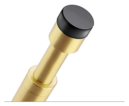ZGLINMZ Door Stop Stopper Holder Stainless Steel Adjustable Hydraulic-Heavy Duty with Rubber Bumper