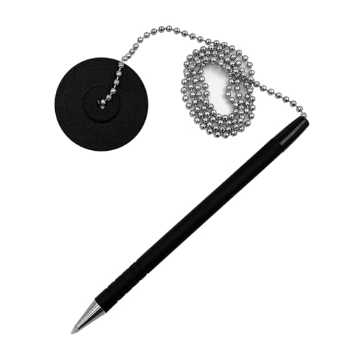 Huron Black Pen with Chain (6/25/100) (100)