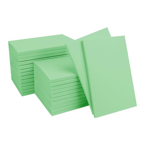 KUKLIPJIM 25 Pcs 4x6" Rubber Linoleum Stamp Carving Blocks for Printmaking, Artists, Crafts and More (Green)