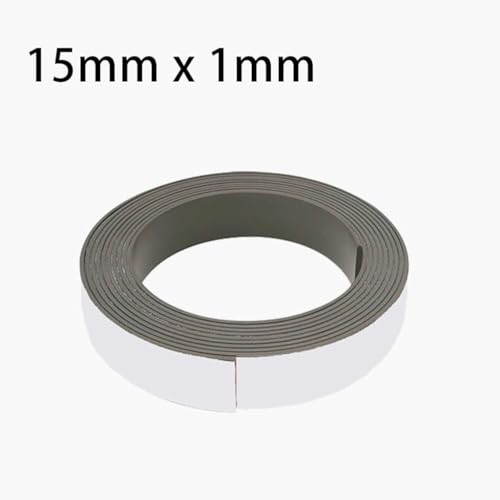 YTCEZ 1-10 Meter Self Adhesive Rubber Magnet Strip 10 * 1 15 * 1 20 * 1 30 * 1mm Tape Rubber Refrigerator Flexible Magnetic Strip for Home(W 30MM X T 1MM,10Meter)