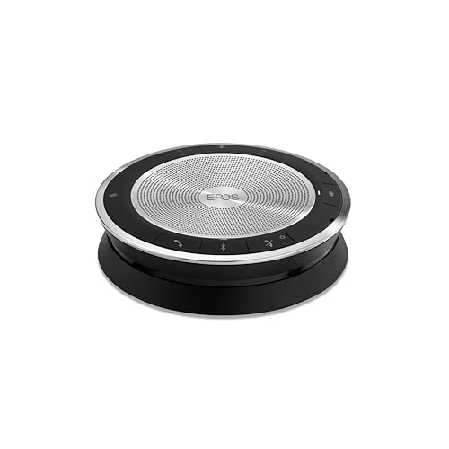EPOS Expand SP 30+ (1000224) Portable Bluetooth Speakerphone - Instant Conferencing Anywhere - Sound-Enhanced - PC, Mobile Phone & Softphone Connection - Skype for Business Certified, Black