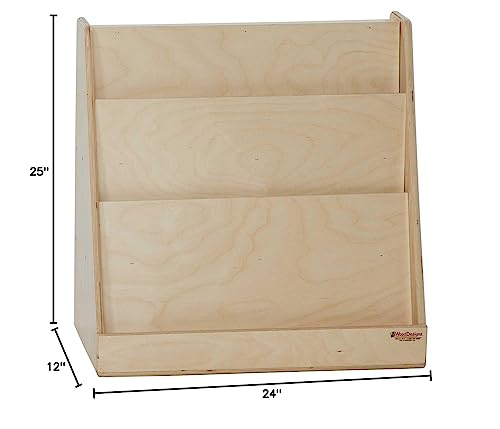 Wood Designs WD32100 Tot Size Book Display, 25 x 24 x 12" (H x W x D)
