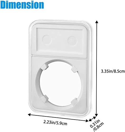 80Pack Coin Snaps Slab Display Holder Storage 38mm for Morgan,Peace,IKE Silver Dollar