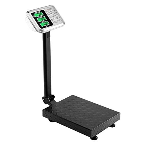 100KG/220lbs Weight Computing Postal Scale Digital Floor Large Platform Warehouse Shipping Foldable