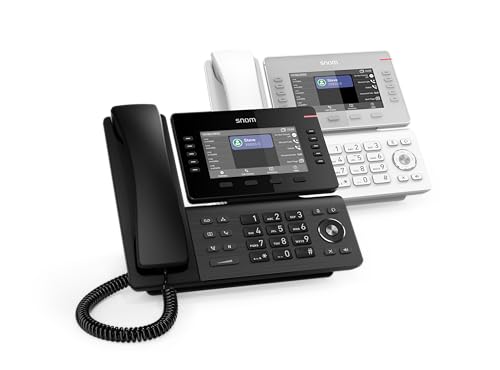 Snom D810W IP Table Telephone, 5 Inch IPS, WiFi, 6 SIP, Black