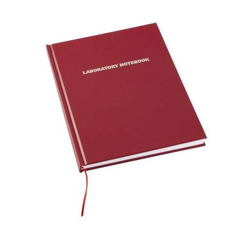 Heathrow HS8610D Laboratory Notebook, 200 Page Lined, Red (Pack of 12)