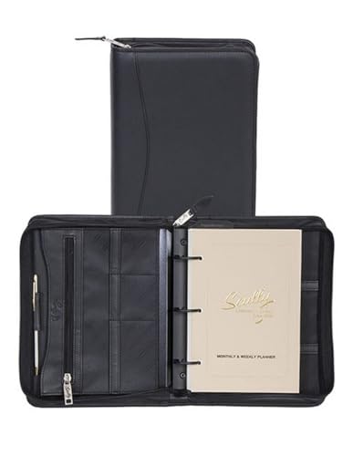 Scully Leather Zip Weekly Planner Sierra Collection 8053Z