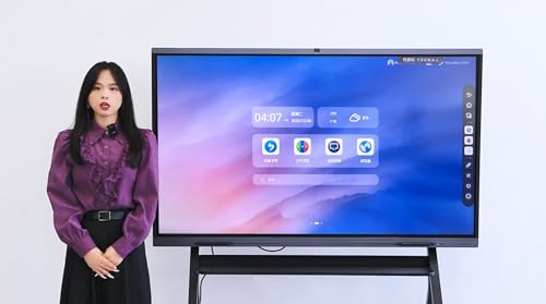 HUSHIDAGLOBAL Smart Board D5 65" 48MP Camera for Education and Meeting Android and Windows System