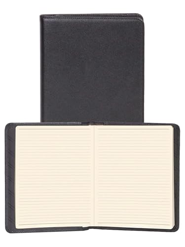 Scully Plonge Leather Ruled Journal (Black)