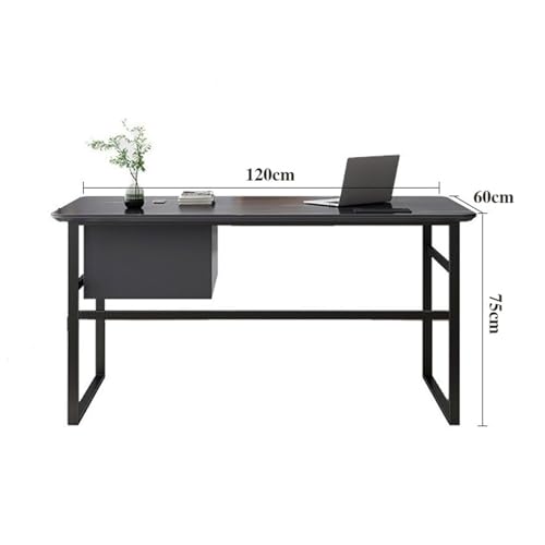 YUHUAWF Writing Desk Computer Desk Workstation, Home Office, Modern Rock Board Writing with Drawers Computer Desks