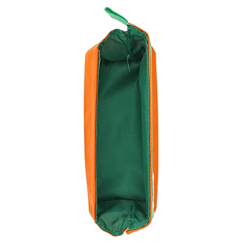 SUN-STAR Pen Case Arkno Large Capacity Pencil Holder Portable Pencil Pouch Orange S1419935