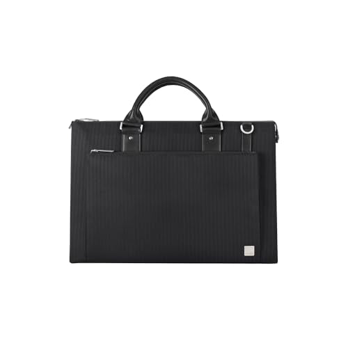 Moshi Urbana Briefcase Laptop Case, Messenger Bag with Shoulder Strap, for 13-16" Laptops, iPad, Camera, Tablets, Slate Black