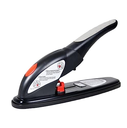 ALLC Staplers for Desk Heavy Duty Metal Desktop Stapler Multifunction Stapler for Office Home School Paper Binding Stapler Portable Staplers Office Supplies (Color : Black, Size : B:357x100x310mm)