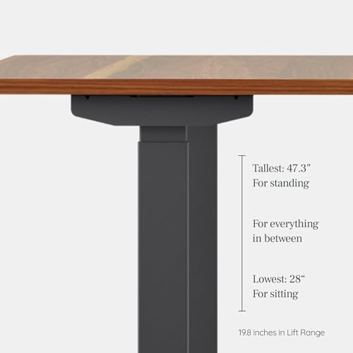 Branch Duo Standing Desk, Adjustable Standing Desk with 20" Range