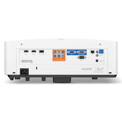 BenQ LU710 Golf Simulator Projector, White | 4000 Lumen WUXGA 1920 x 1200 Laser | 1.13-1.46 Throw Ratio | ±30° 2D Keystone | Corner Fit | 92% Rec. 709 Color | IP5X Dustproof | HDMI