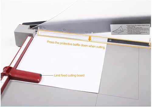 Stackable Paper Trimmer Precision Guillotine Lever Cutter for Paper, Photos, Craft Paperboard, Etc. - Professional A4