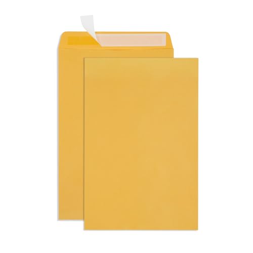 Blue Summit Supplies 50 12" x 15.5" Kraft Catalog Envelopes, Self Seal