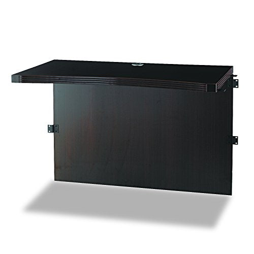 Mayline ACB4224LDC Aberdeen Curved Bridge, for use with Aberdeen Credenza and Desk, sold separately, Mocha Tf