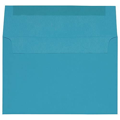 JAM PAPER A8 Colored Invitation Envelopes - 5 1/2 x 8 1/8 - Blue Recycled - Bulk 1000/Carton