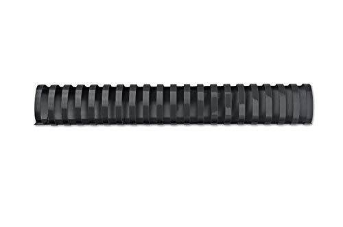 GBC CombBind Binding Combs, 45 mm, 390 Sheet Capacity, A4, 21 Ring, Black, Pack of 50, 4028186