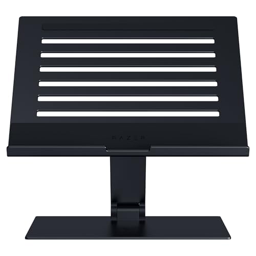 Razer Adjustable Laptop Stand, Supports Phones/Tablets up to 18", Black