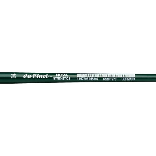 da Vinci Nova Series 1270 Lettering/Liner Brush, Lettering/Liner Medium Pointed Synthetic, Size 14 (1270-14)