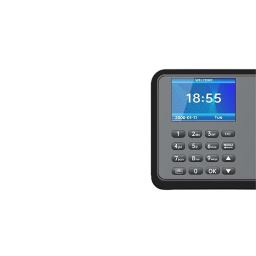 Time Clocks, Fingerprint Attendance Machine With 2.8 Inch Color Screen