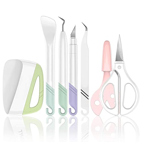 XDSRFVW Craft Vinyl Weeding Set Dried Flower Basic Handmade Tools DIY Kit Silhouettes Cameos Lettering