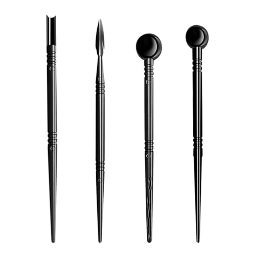 KHMCRSDO 51 Set Clay Tools Indentation Silicone Pen Carving Modeling Multi-Functional Combination