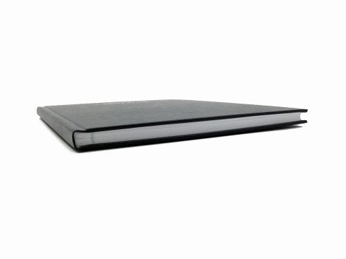 Oversized Laboratory Notebook, 160 Numbered Pages, Black Hardcover