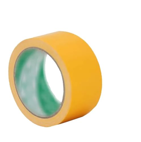 Anenog White Board Tape 4Pcs Multicolor DIY Decoration Color Cloth Base Tape Cloth Duct Tape Carpet Floor Waterproof Tapes High Viscosity Adhesive Tape for Office(Yellow)